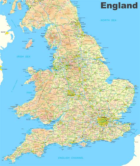 Uk Printable Map - Free Printable Map