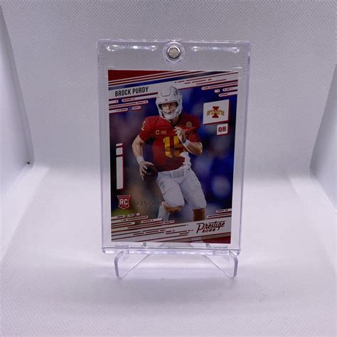 Panini Chronicles Draft Picks Prestige Red Brock Purdy