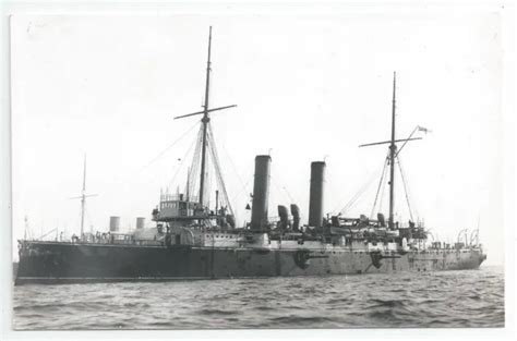 Hms Theseus Edgar Class Protected Cruiser Royal Navy Pc Size Rp Card £