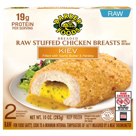 Save On Barber Foods Stuffed Chicken Breasts Kiev Raw 2 Ct Frozen Order Online Delivery Giant