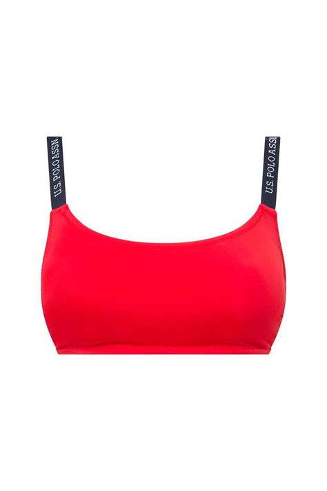 U S Polo Assn Kadın Kırmızı Ince Askılı Bikini Üst Fiyatı Yorumları Trendyol