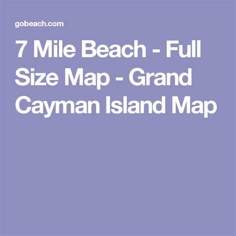 mile beach full size map grand cayman island map grand cayman