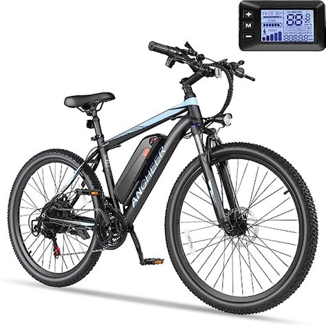 ANCHEER Electric Bike Electric Mountain Bike 500W 26 Commuter Ebike