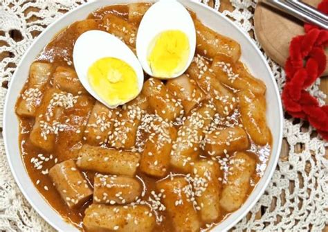 Resep Tteokbokki Nasi Oleh Cooking With Dinda Cookpad