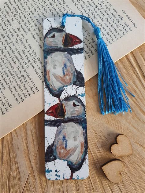 Puffin Bookmark Metal Bookmark Book Lover Puffin Lover T Cute