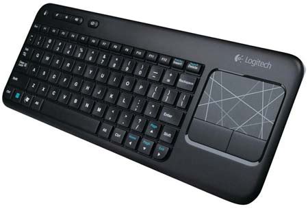 Logitech представляет клавиатуру с тачпадом - Wireless Touch Keyboard ...