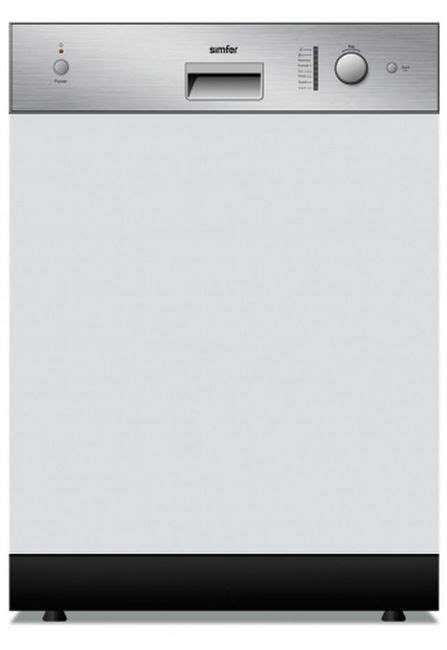Частично встраиваемая посудомоечная машина — обзор