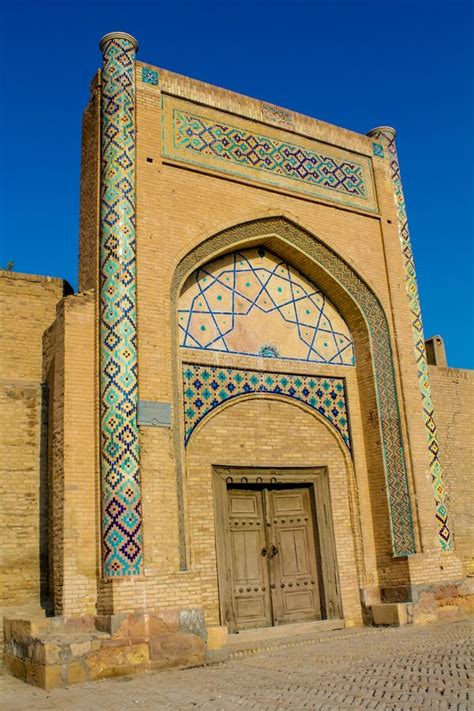 Historical Architecture in Uzbekistan, Bukhara and Samarkand Stock Photo - Image of road ...