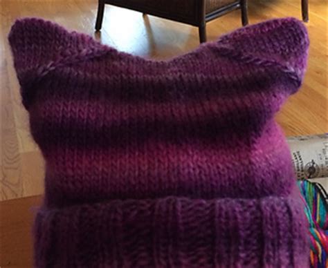 Ravelry CapriCat Pussy Hat Worsted Pattern By Helen Whatley