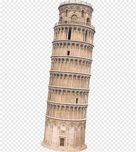 Mempelajari Menara Pisa Kartun Dilukis Tangan Bangunan Png PNGWing