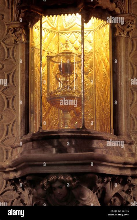 Holy Chalice Valencia Cathedral Valencia Valencian Community Spain