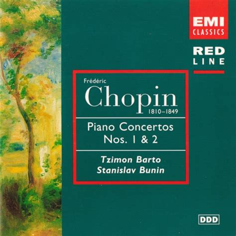 Piano Concertos Nos 1 And 2 By Frédéric Chopin Tzimon Barto Stanislav