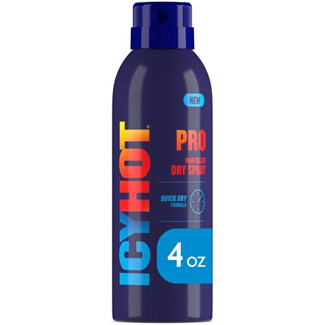 Buy Icy Hot Pro Pain Dry Spray Oz Bottle Quick Drying Formula With Menthol Camphor Online