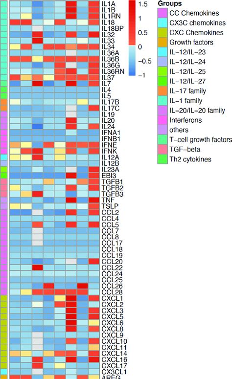 Expression Of Various Cytokines And Chemokines In Keratinocytes The