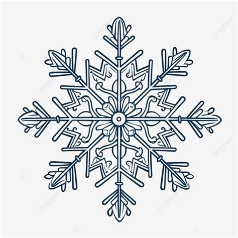 Estilo Doodle De Copo De Nieve Png Copo De Nieve Dise O Nieve Png