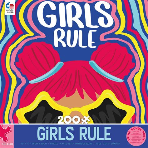 Girls Rule 200 Pieces Ceaco Serious Puzzles