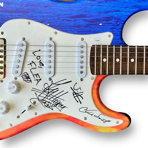 Red Hot Chili Peppers Californication Electric Guitar Signed By With Anthony Kiedis