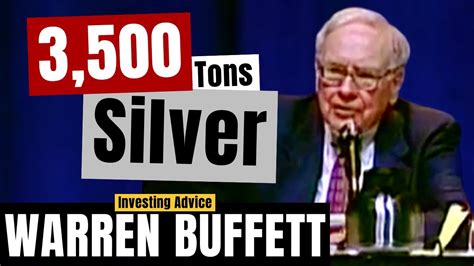 Why Warren Buffett Bought 3 500 Tons Of Silver Brk 2006【c W B Ep