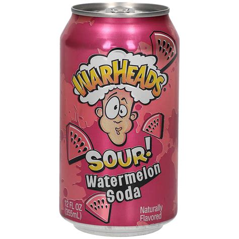 Warheads Sour Watermelon Soda Usa 355ml