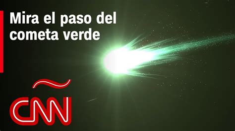 Resumen Del Cometa Verde Visible En El Cielo Nocturno Por Primera Vez