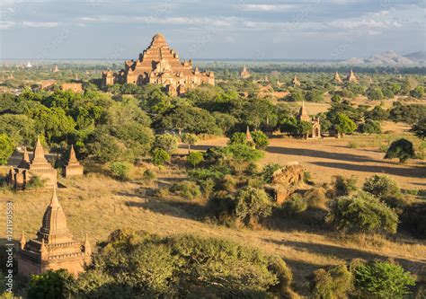 Pagodas in Bagan Stock Photo | Adobe Stock