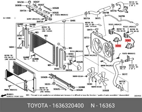 1636320400 Original Toyota Radiator Kühler Motor 16363-20400 online ...
