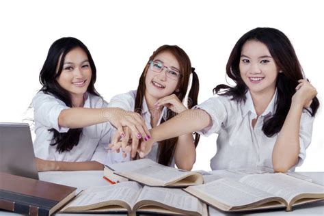 Japanese Schoolgirls Group Stock Photos Free And Royalty Free Stock