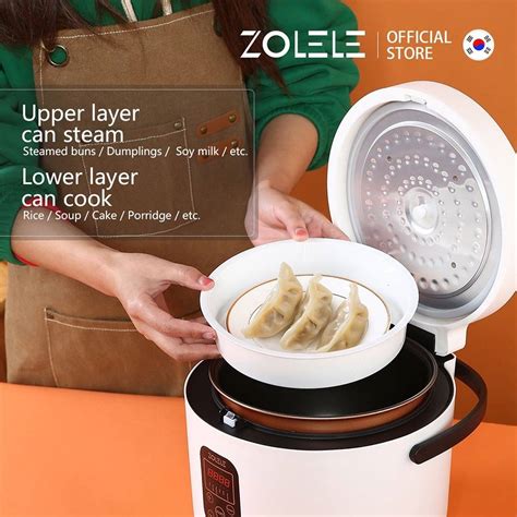 Zolele Multi Function Rice Cooker L Capacity Non Stick Material