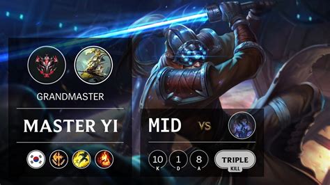 Master Yi Mid Vs Sylas Kr Grandmaster Patch 910 Youtube