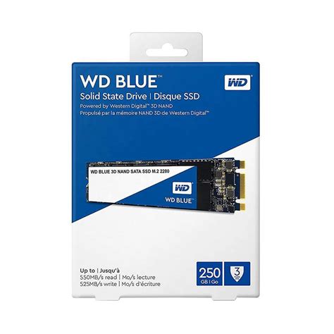 Ổ cứng SSD WD Blue 250GB M.2 SATA III (Đọc 550MB/s - Ghi 525MB/s ...
