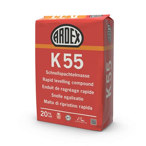 Szybkoschnąca masa wyrównująca Ardex K 55 20 kg Izolacje i kleje