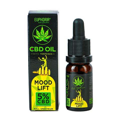 Настроение - CBD масло (Капки) 5% (500 mg) с терпени – Euphoria ...