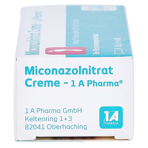 Erfahrungen zu Miconazolnitrat Creme-1A Pharma 25 Gramm N1 - medpex ...