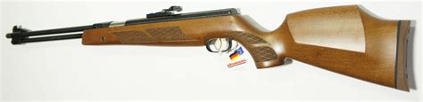 Weihrauch HW 77 mit hohem 97er Schaft, Luftgewehr mit Schalldämpfer und ...