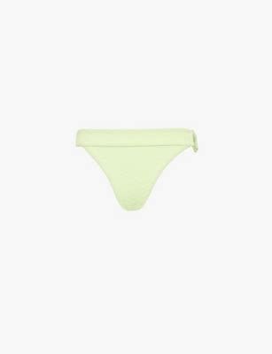 Monday Swimwear Antigua Ring Embellished Bikini Bottoms Selfridges