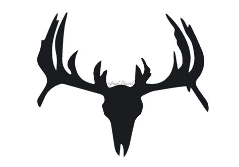 Deer Skull Silhouette At Getdrawings Free Download