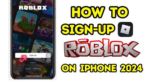 How To Sign Up Roblox On Iphone 2024 Youtube