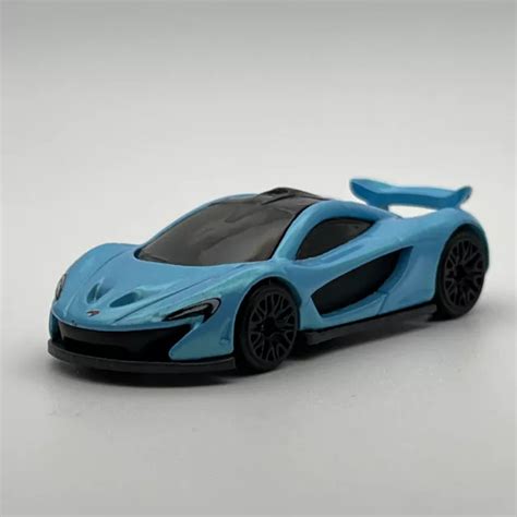 VOITURE MOULÉE SOUS pression Hot Wheels McLaren P1 Blue 2024 1 64 EUR 4 64 PicClick FR