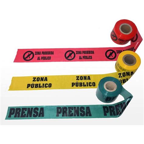 Kit Cinta Balizamiento Especial Eventos Zona Prohibida Al P Blico