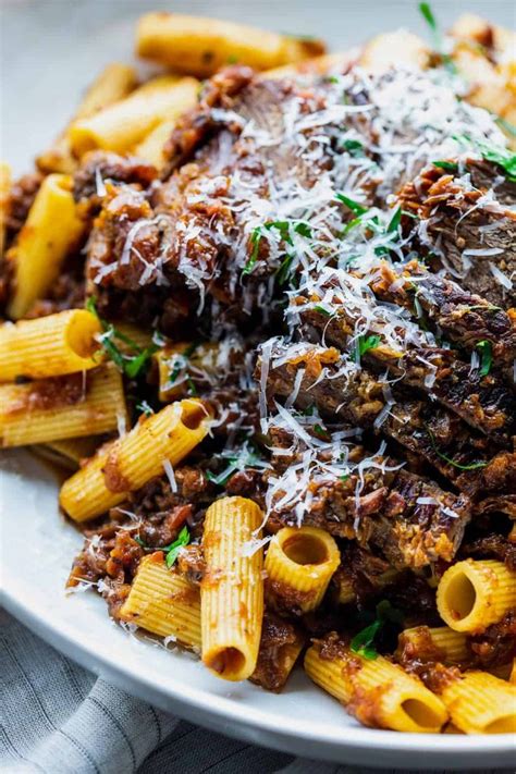 Rigatoni Alla Genovese Genovese Sauce Recipe Italian Pasta