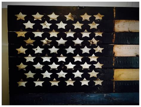 Thin Gold Line Flag Thin Gold Line Sign Wooden Gold Line - Etsy