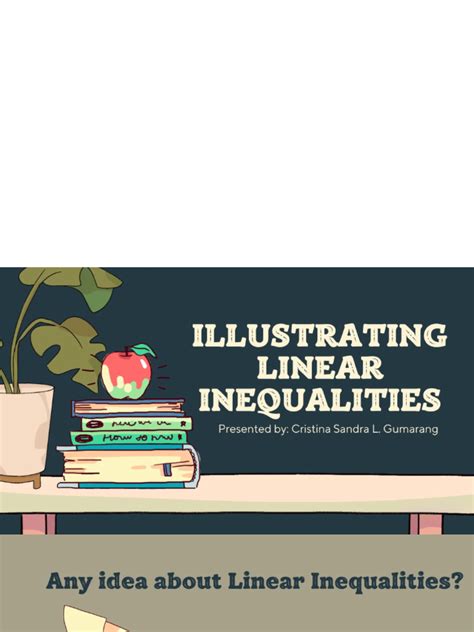 Illustrating Linear Inequalities Grade 8 | PDF