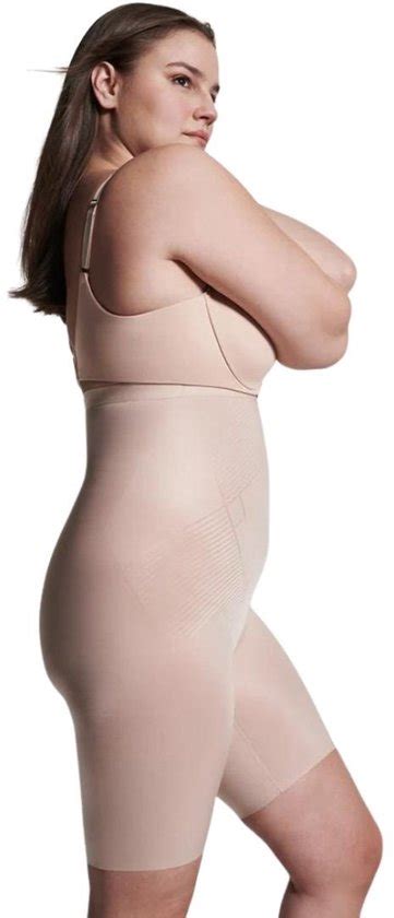 Thinstincts High Waisted Mid Thigh Short Soft Nude Bol