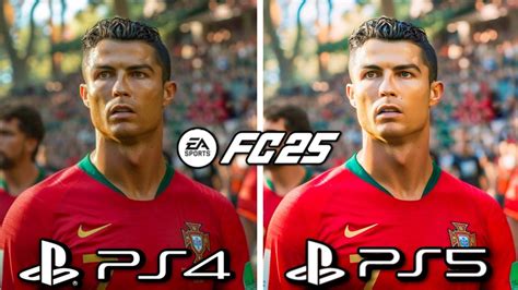 Ea Sports Fc 25 Ps4 Vs Ps5 Graphics Comparison Youtube