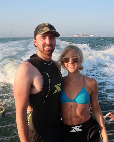 Riley Gaines Barker | Successfully swam Alcatraz with a handful of the