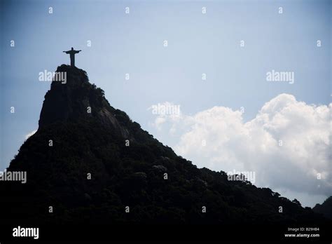 Mount Corcovado Rio de Janeiro Rio de Janeiro State Brazil Stock Photo ...