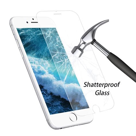 iPhone 8 Plus Screen Protector, 9H Hardness Tempered Glass Screen ...