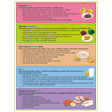 Myplate Tear Pad With Food Group Tips Sem Trainers