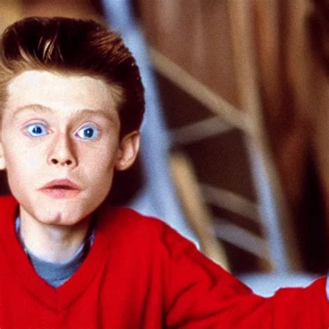 Willem Dafoe As A Kid In Movie Home Alone 4k Stable Diffusion