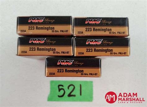 PMC Bronze 223 Remington 55 Gr FMJ BT 5 X 20 Adam Marshall Land